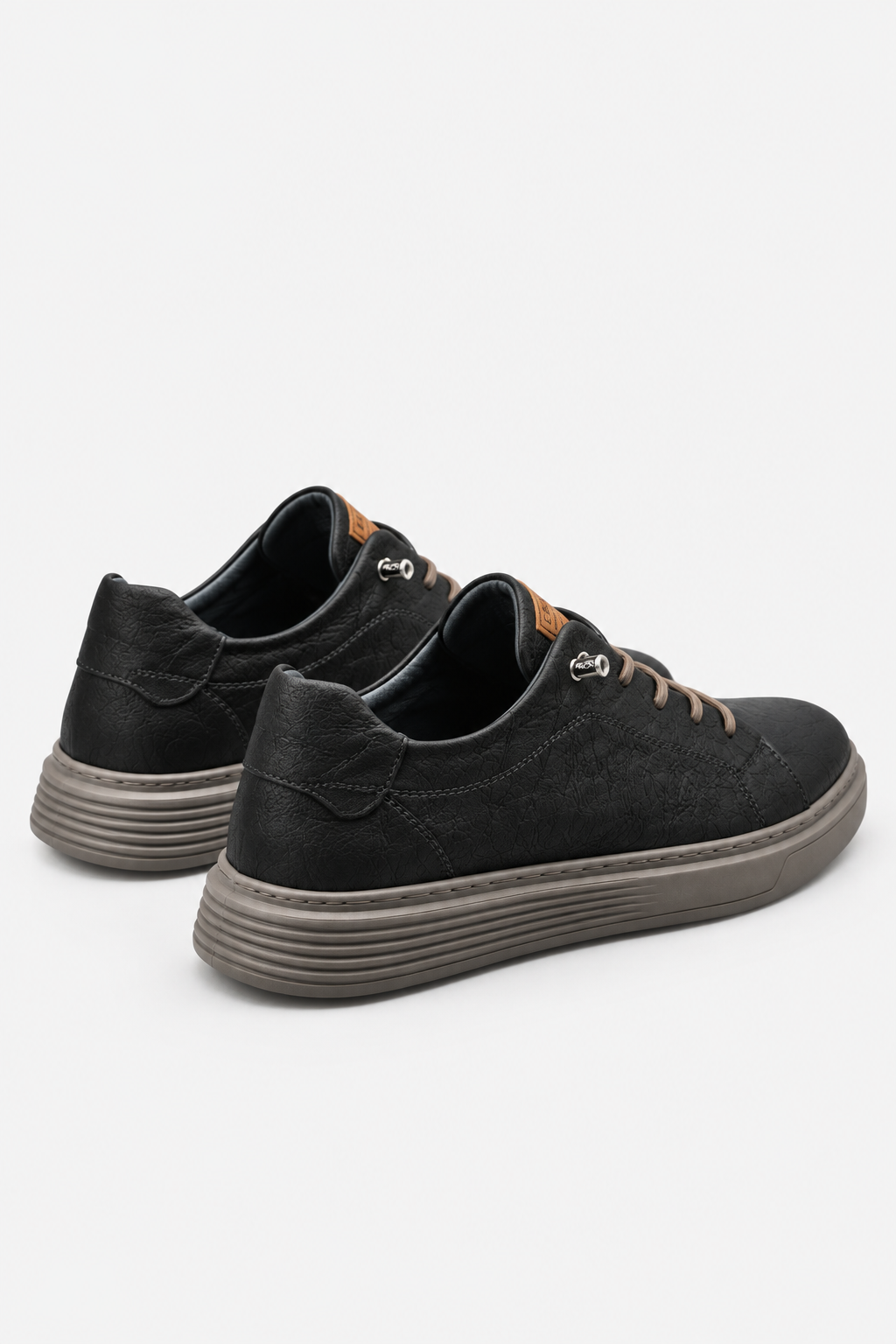 Eluneth | Baskets Homme Décontractées en Cuir