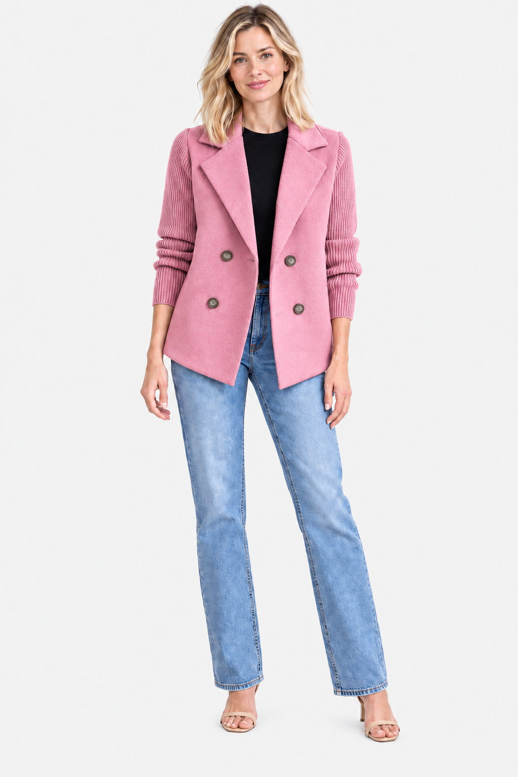 Eluneth | Blazer Décontracté Femme en Maille