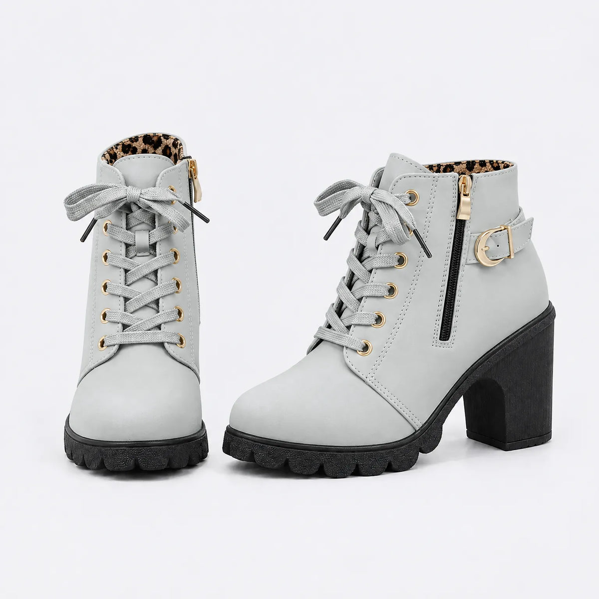 Eluneth | Bottines À Lacets Pour Femme