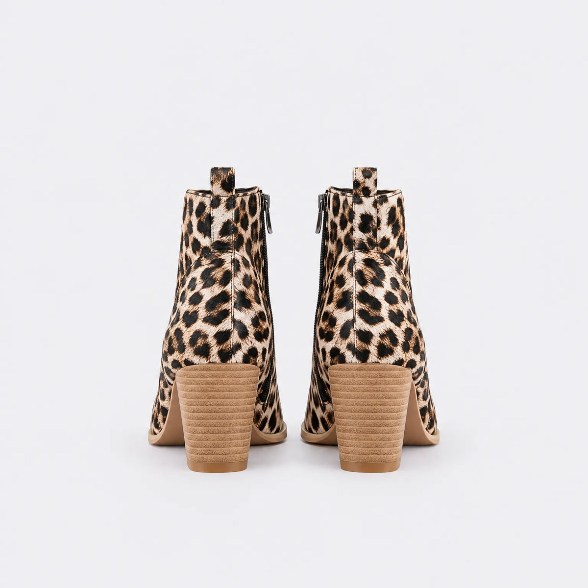 Eluneth | Bottines À Talon Carré Épais