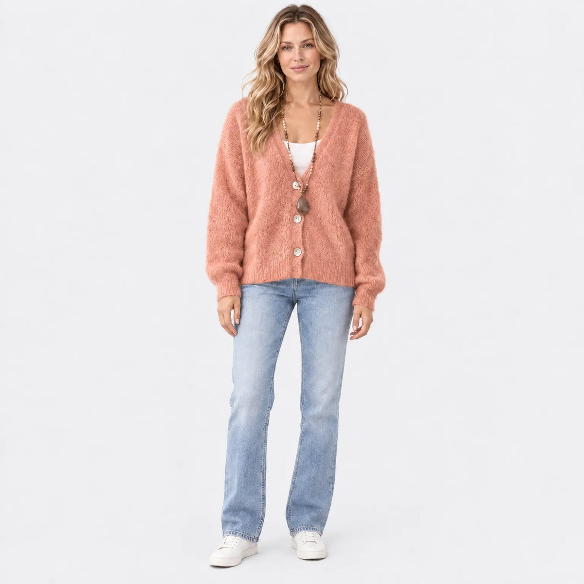 Eluneth | Cardigan Femme À Col V