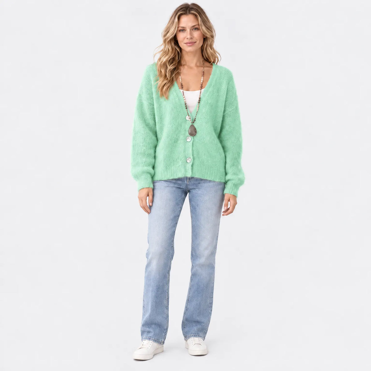 Eluneth | Cardigan Femme À Col V