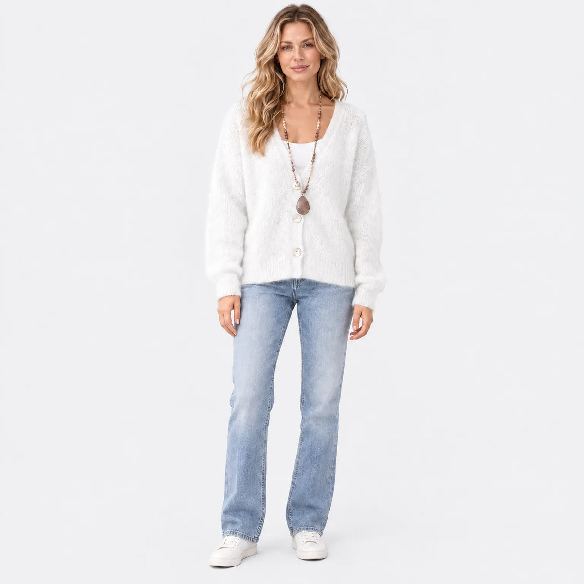 Eluneth | Cardigan Femme À Col V