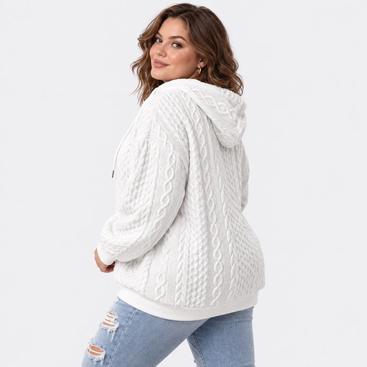 Eluneth | Pull À Capuche Texturé