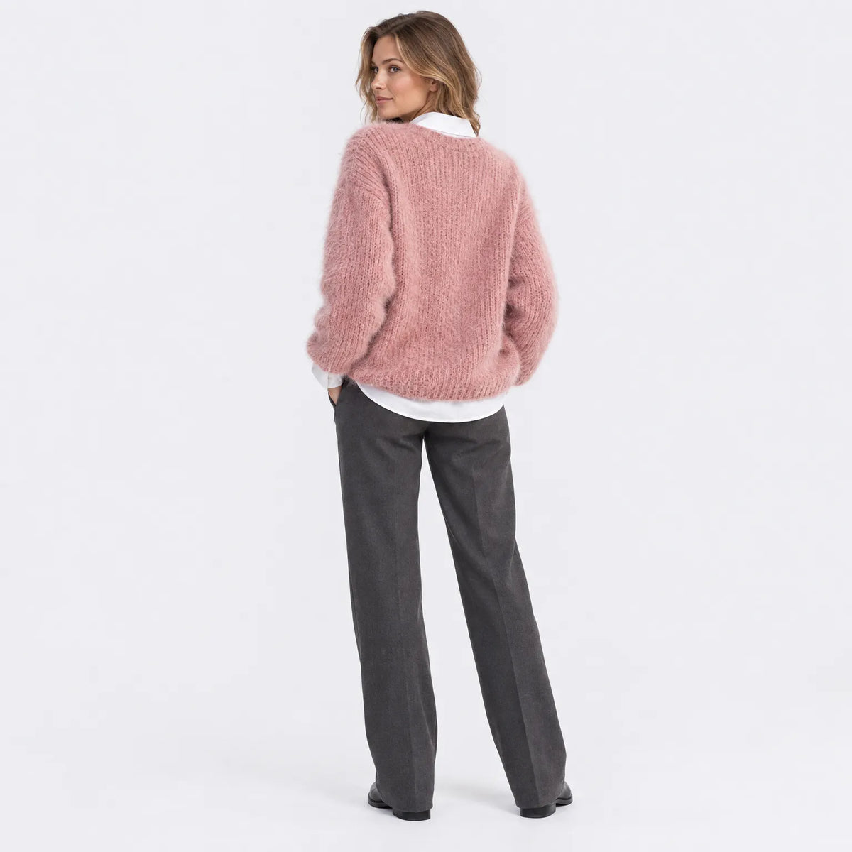 Eluneth | Pull Texturé À Manches Longues