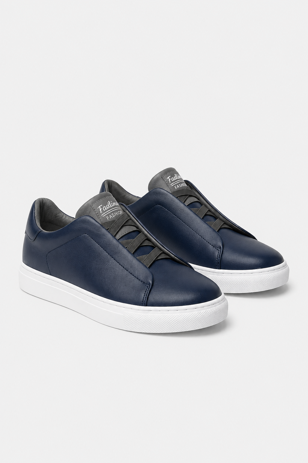 Eluneth | Baskets basses en cuir pour homme