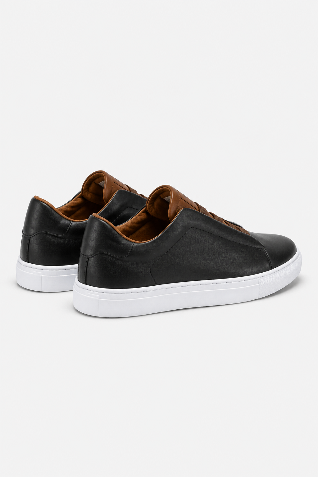 Eluneth | Baskets basses en cuir pour homme