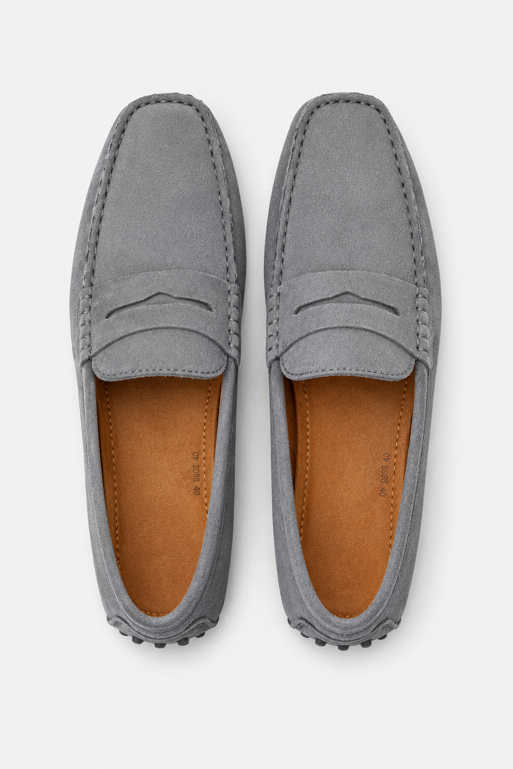 Eluneth | Mocassins Slip-On en Cuir Véritable pour Homme