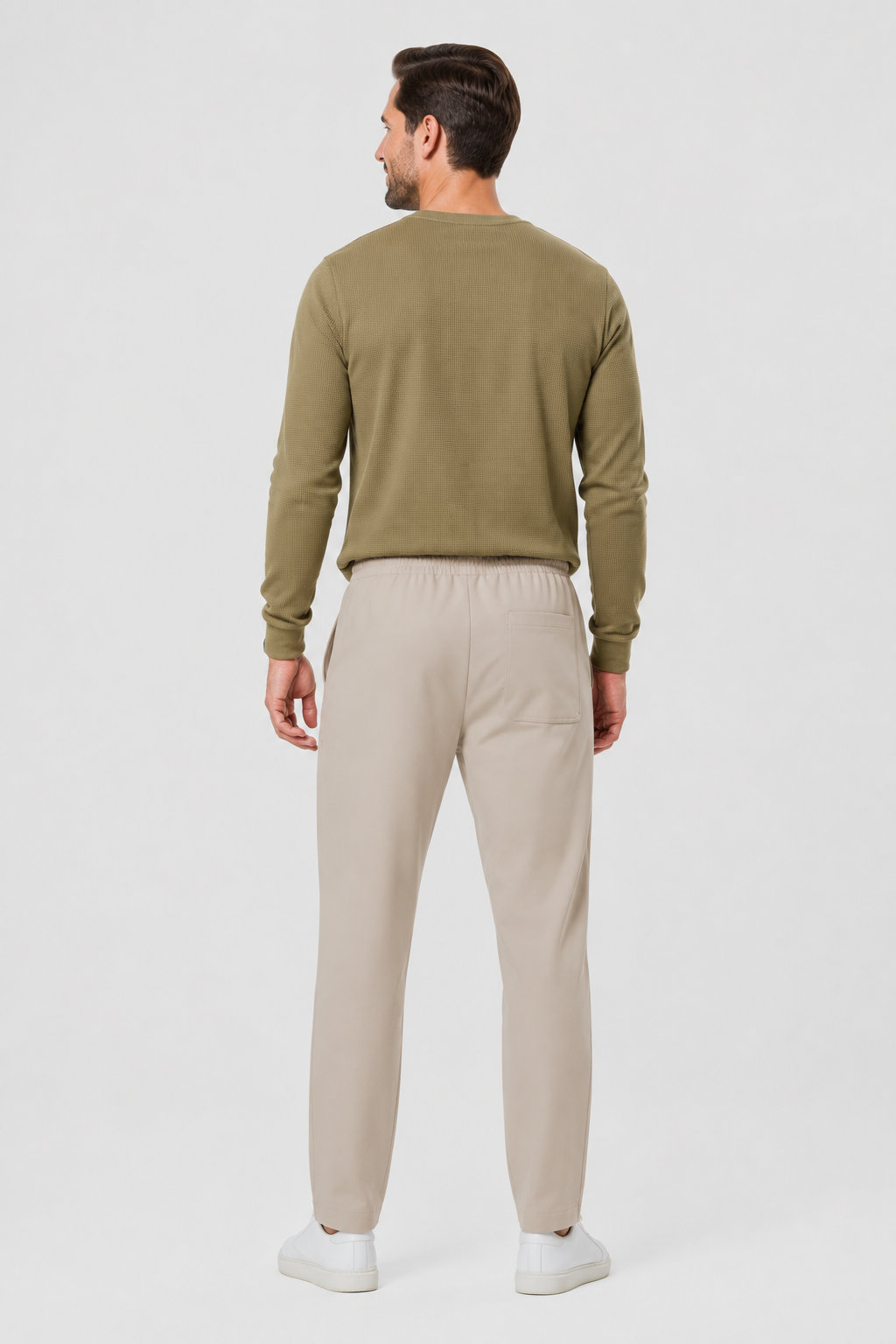 Eluneth | Pantalon décontracté léger pour homme avec cordon de serrage