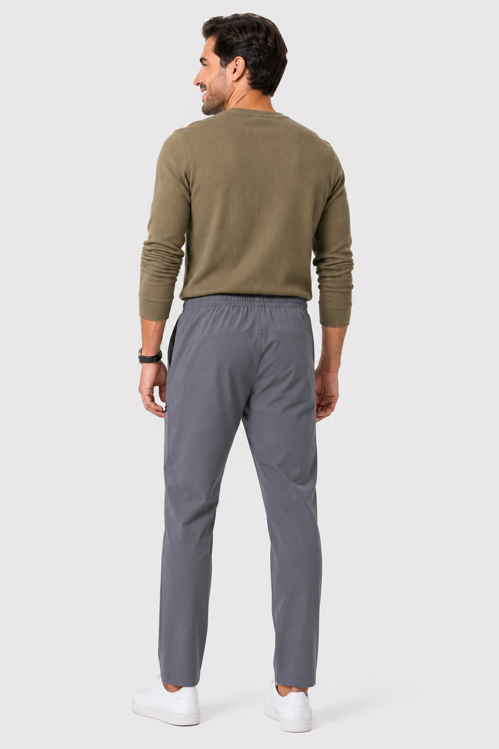 Eluneth | Pantalon décontracté léger pour homme avec cordon de serrage