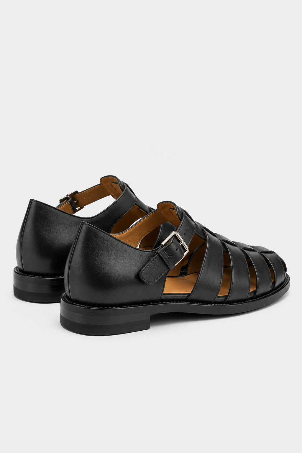 Eluneth | Sandales d’Été en Cuir pour Homme