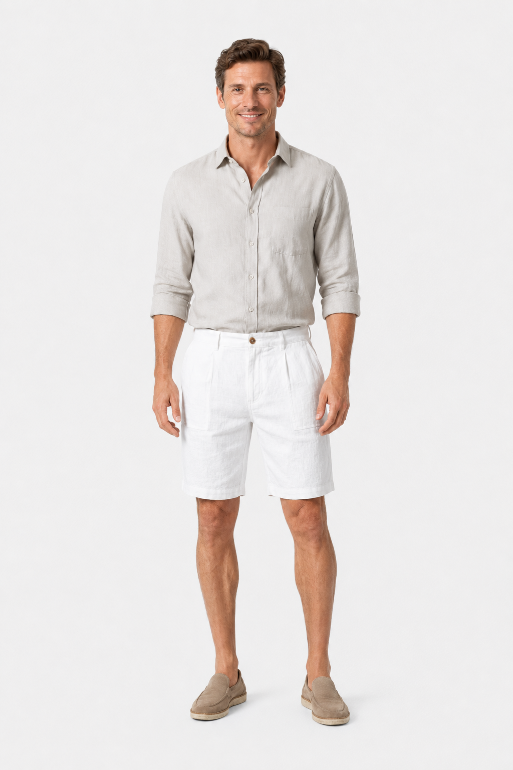 Eluneth | Short en lin pour homme