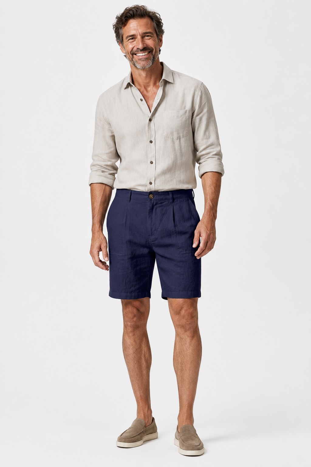 Eluneth | Short en lin pour homme