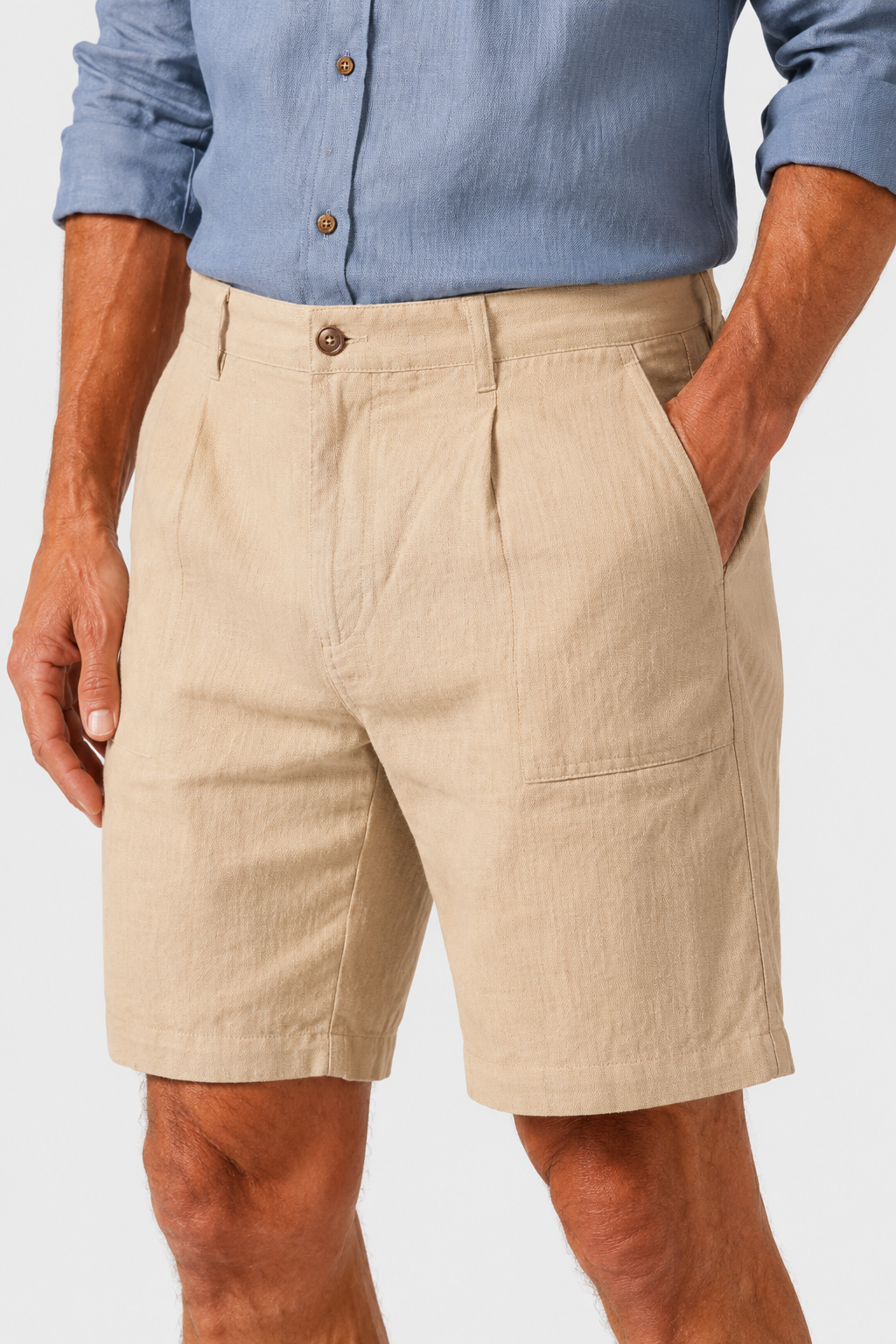 Eluneth | Short en lin pour homme