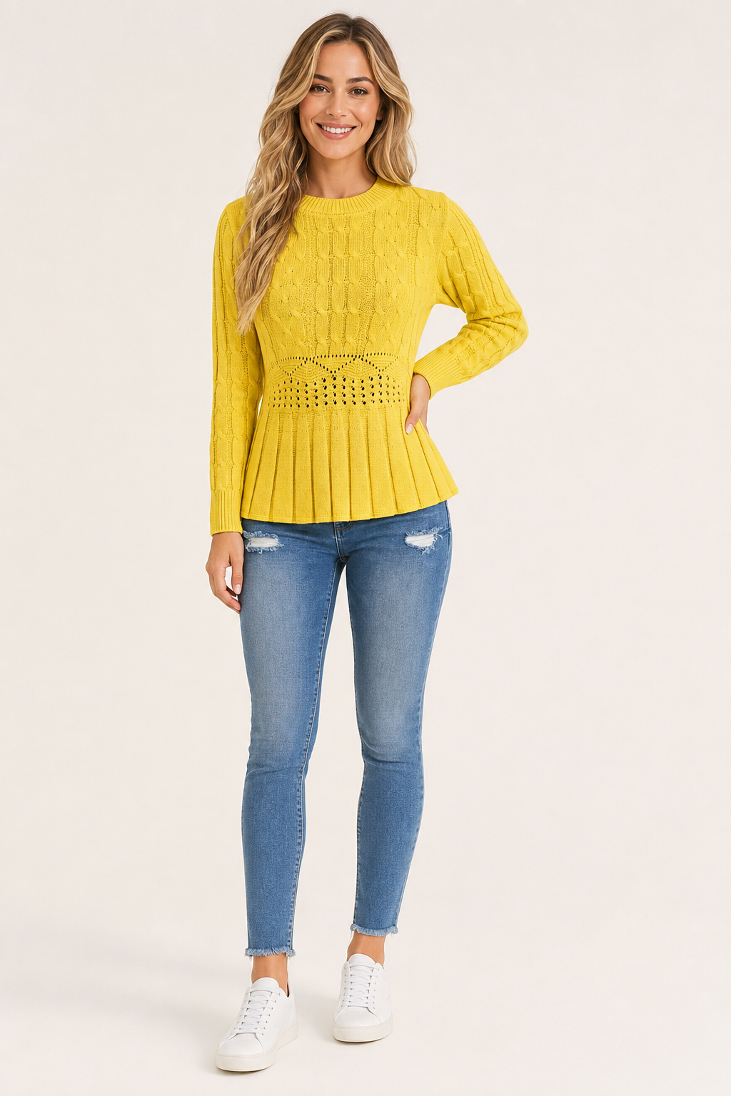 Eluneth | Pull Femme Chaud à Manches Longues