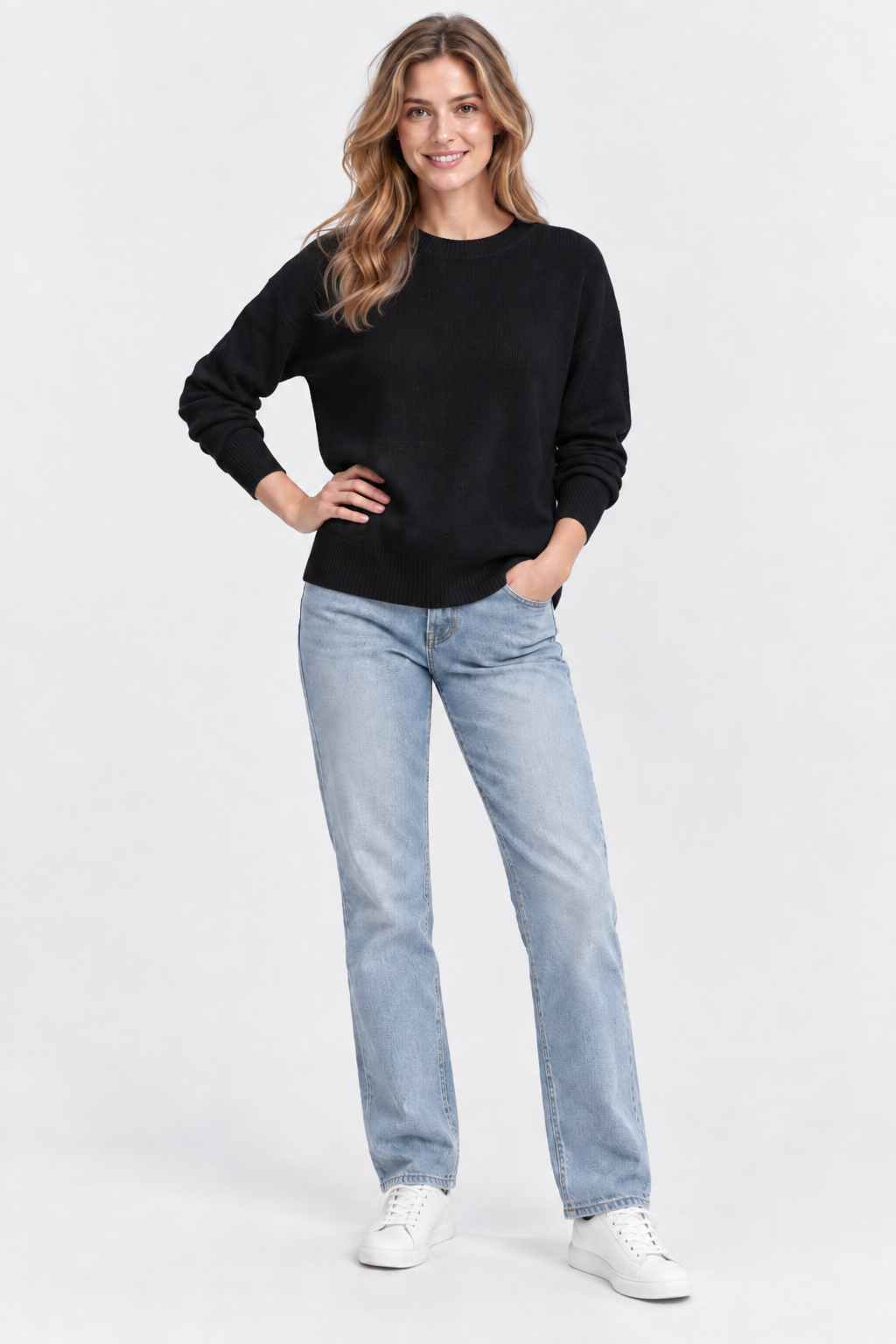 Eluneth | Pull Femme à Col Rond