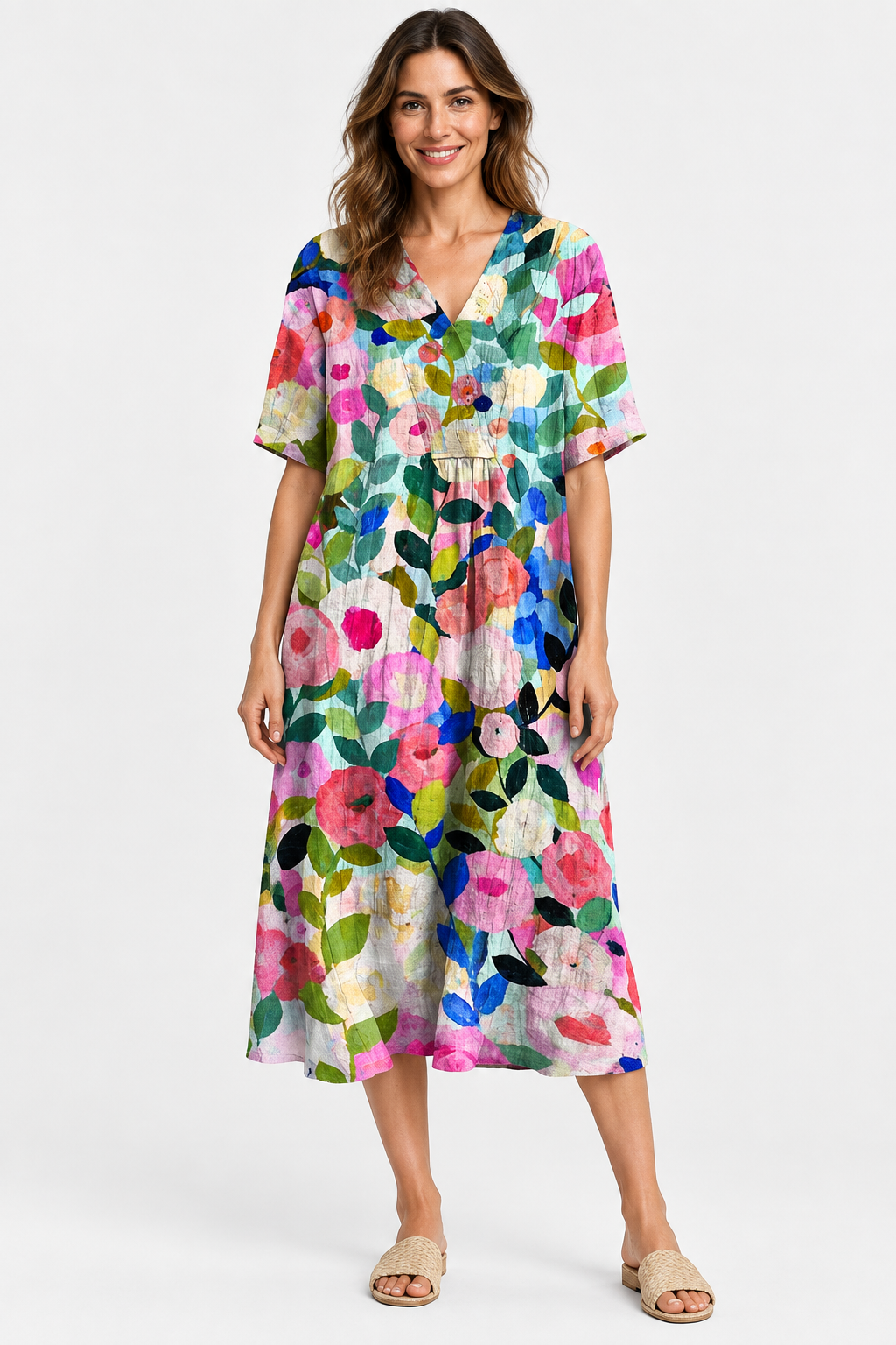 Eluneth | Robe d'Été Femme Légère et Fluide