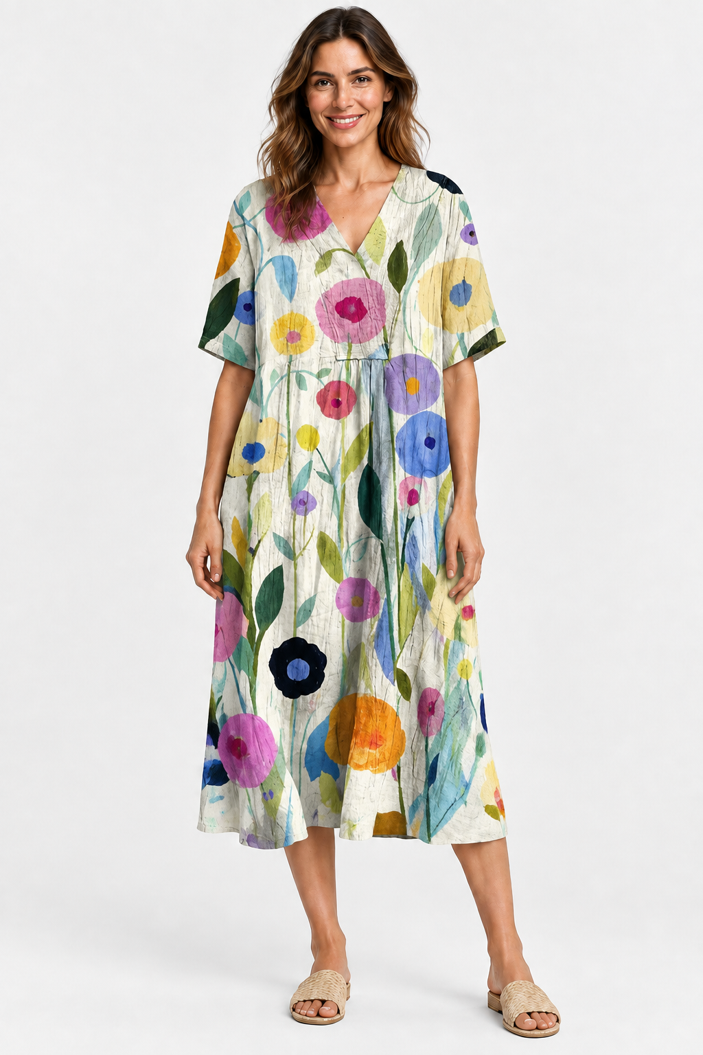 Eluneth | Robe d'Été Femme Légère et Fluide