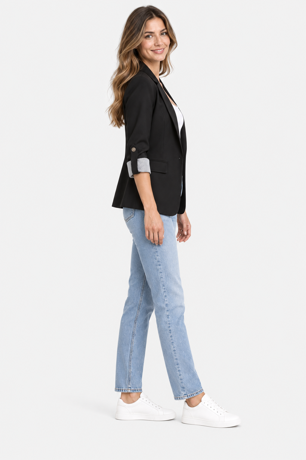 Eluneth | Veste de Tailleur Élégante Femme
