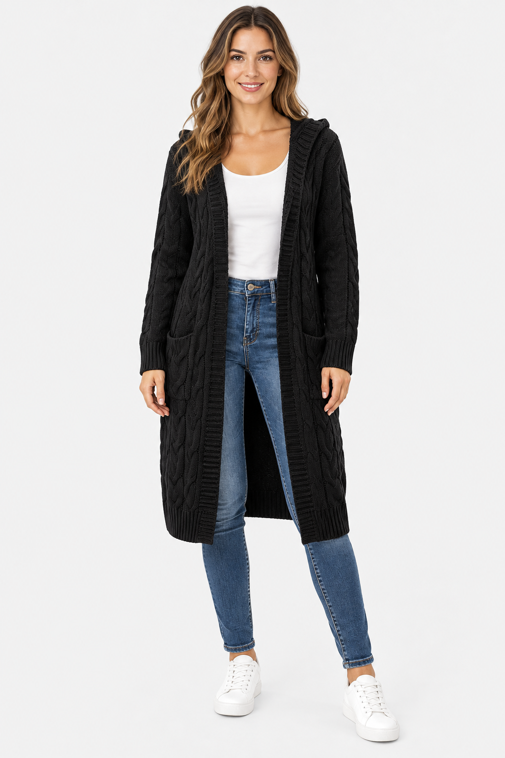 Eluneth | Cardigan Femme en Maille