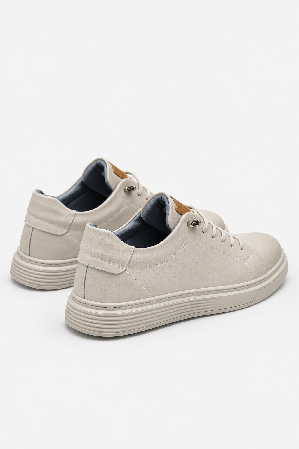Eluneth | Baskets Homme Décontractées en Cuir