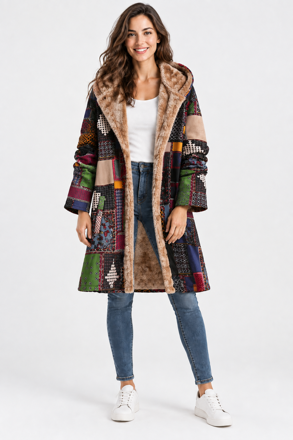 Eluneth | Veste Douce à Capuche Femme