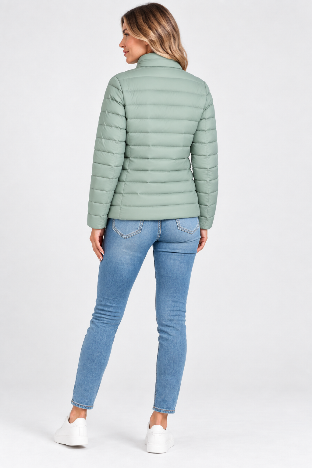 Eluneth | Veste Femme Légère et Matelassée à Col Montant