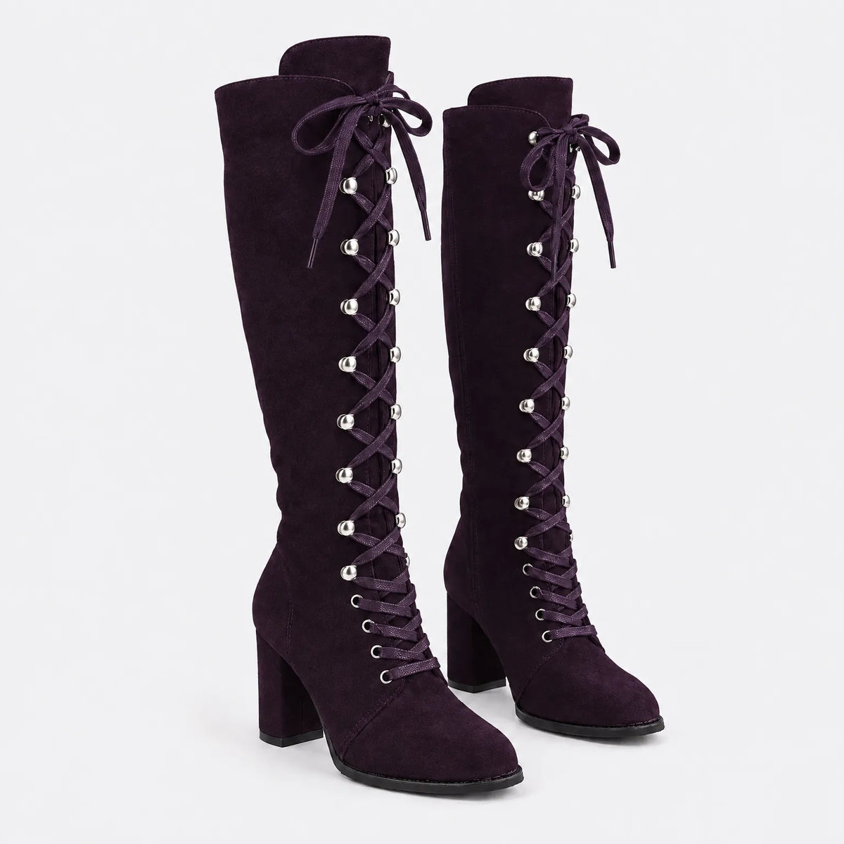 Eluneth  | Bottes Hautes À Talons Épais