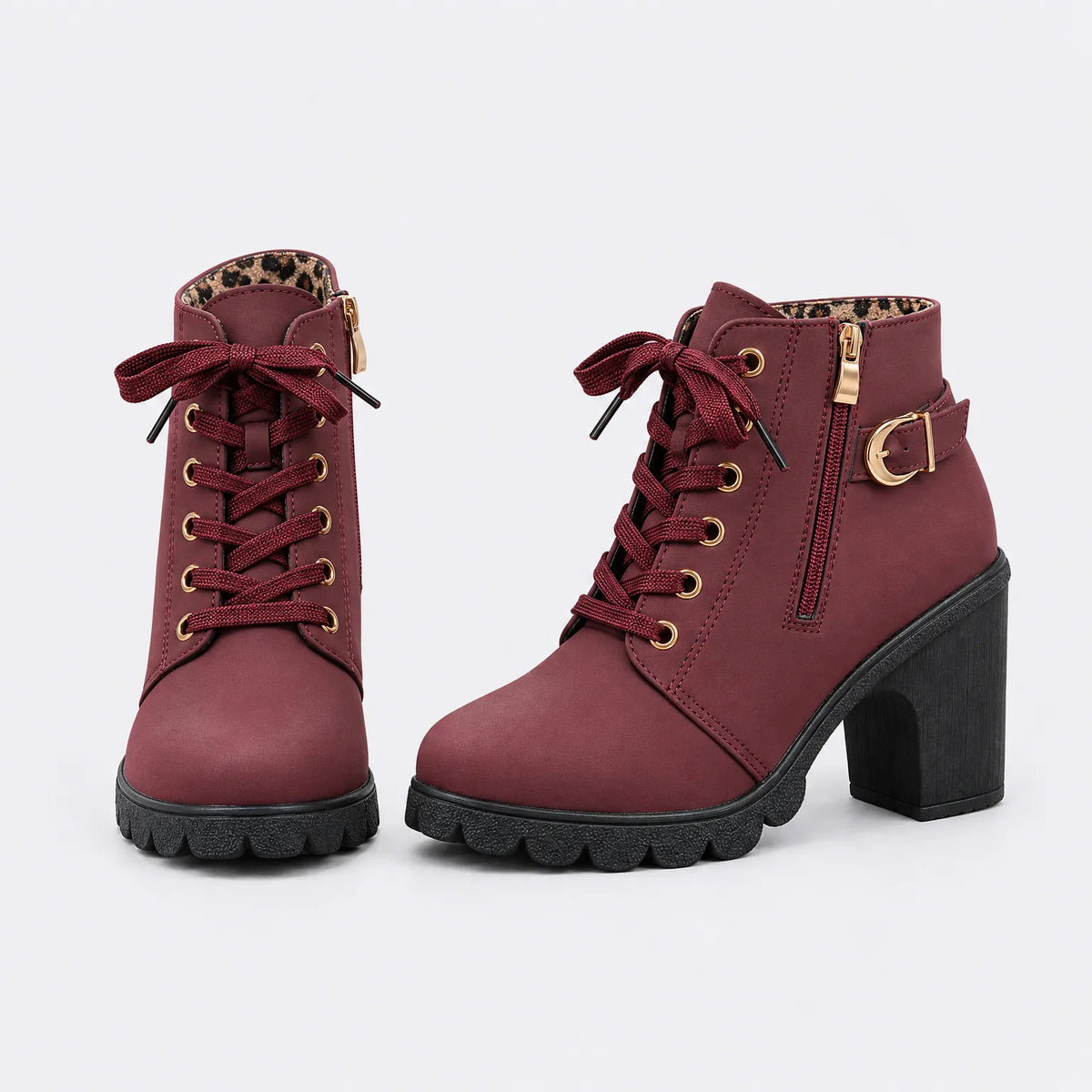 Eluneth  | Bottines À Lacets Pour Femme