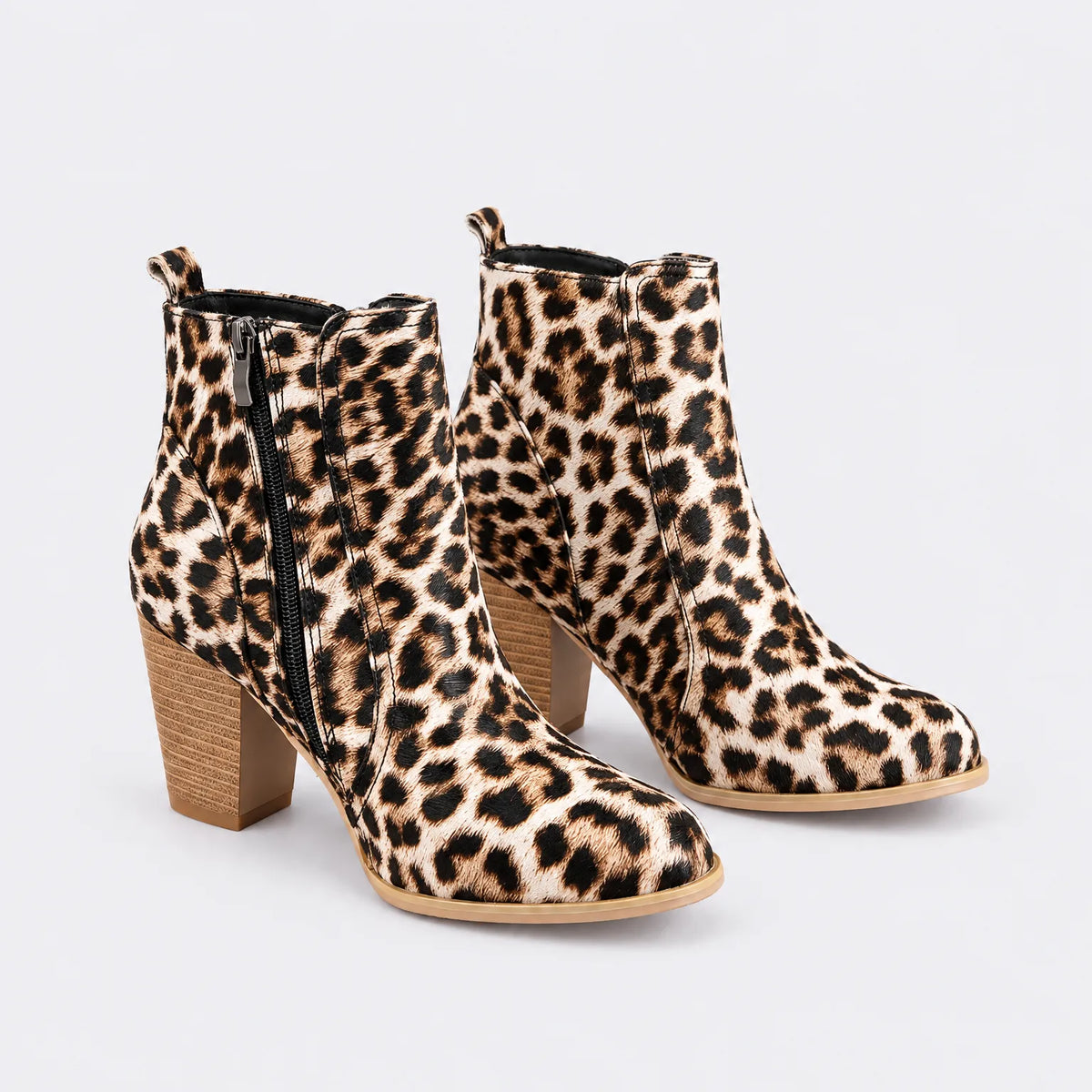 Eluneth  | Bottines À Talon Carré Épais