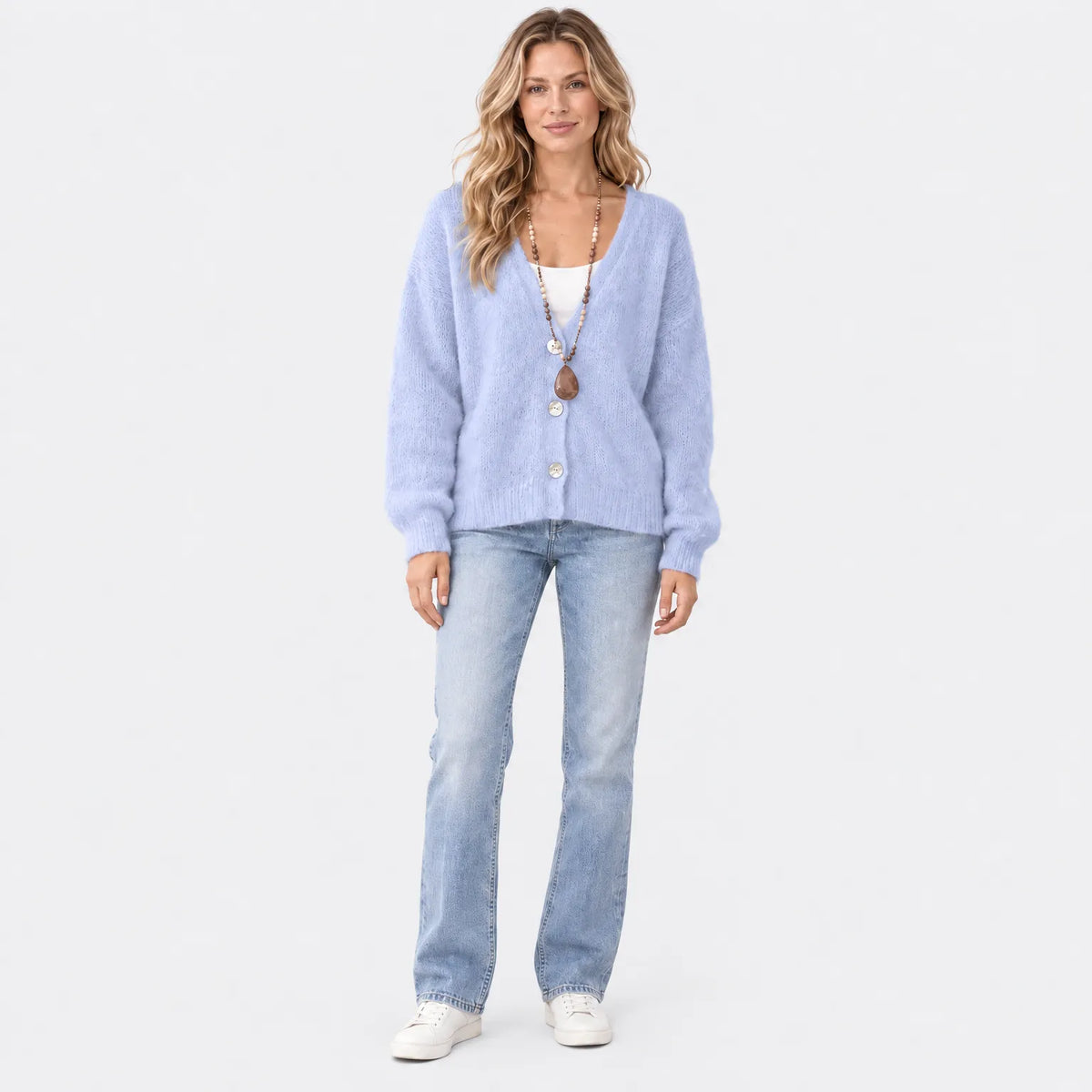 Eluneth  | Cardigan Femme À Col V