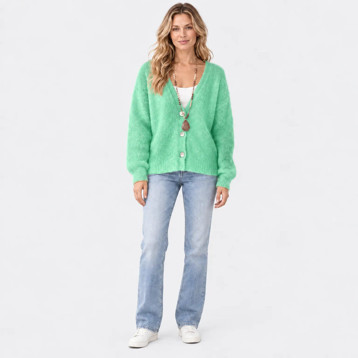 Eluneth  | Cardigan Femme À Col V