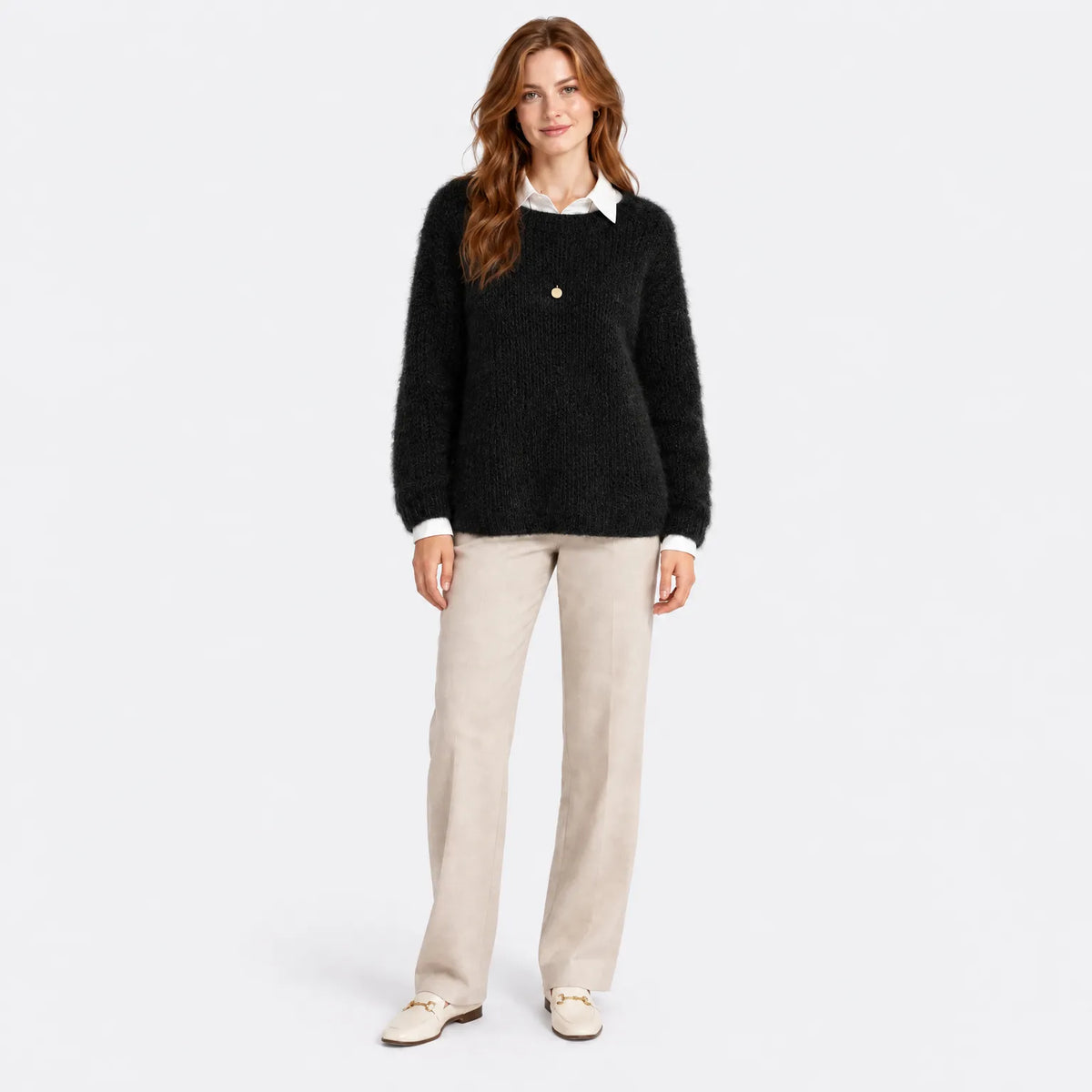 Eluneth  | Pull Texturé À Manches Longues