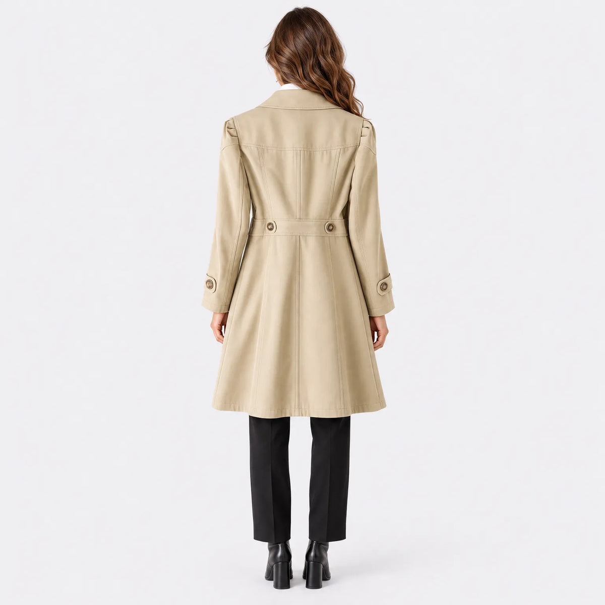 Eluneth  | Long Trench Coat for Women