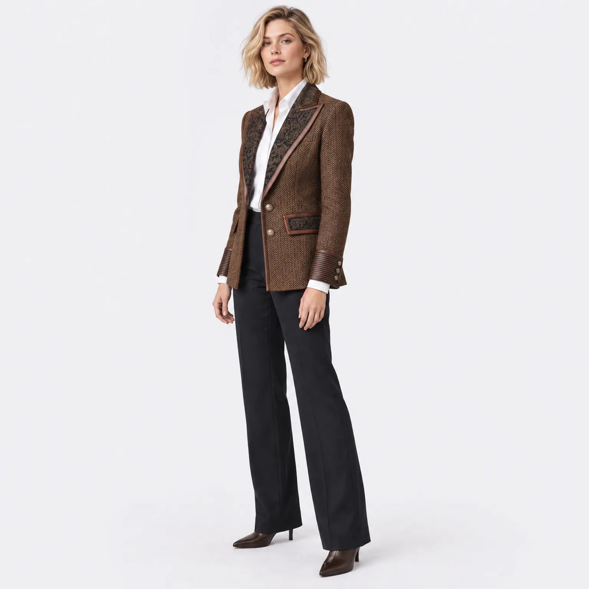 Eluneth  | Veste Blazer À Coupe Structurée