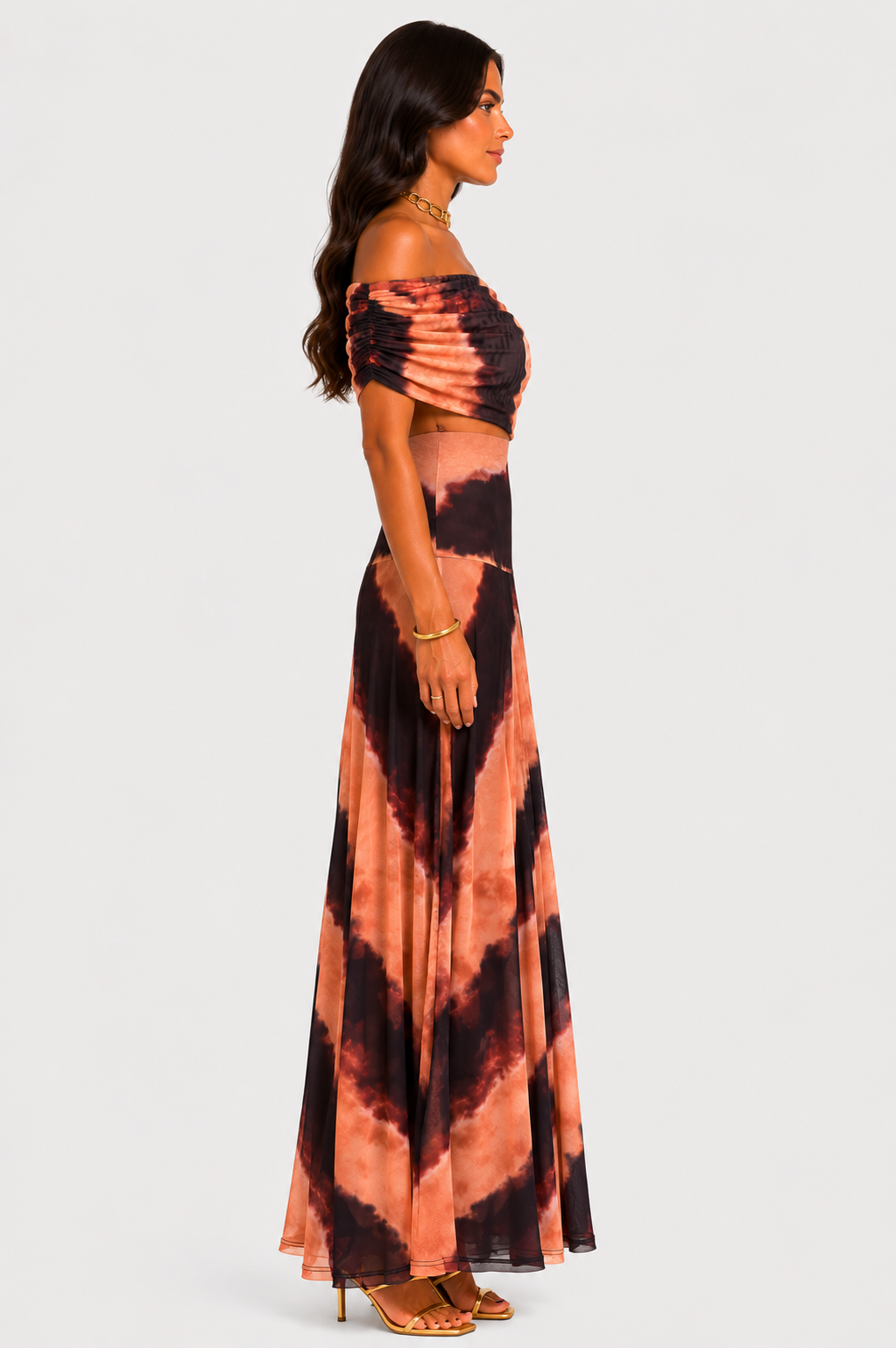 Eluneth | Robe Femme Longue Plissée Asymétrique Été