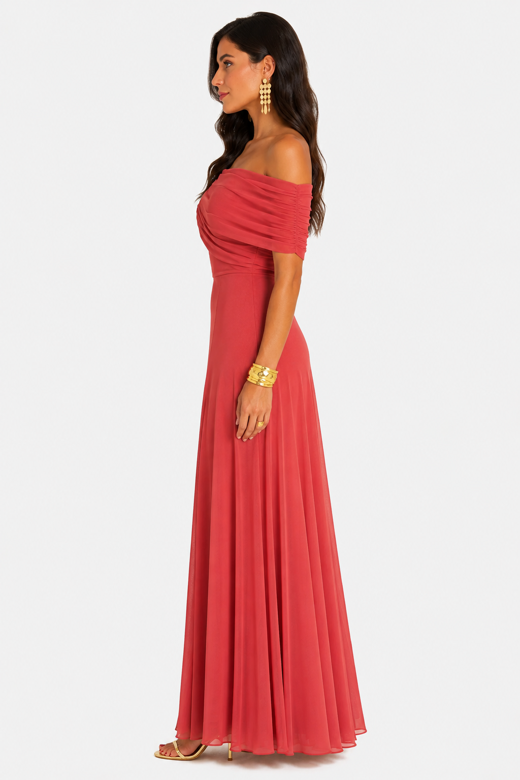 Eluneth | Robe Femme Longue Plissée Asymétrique Été