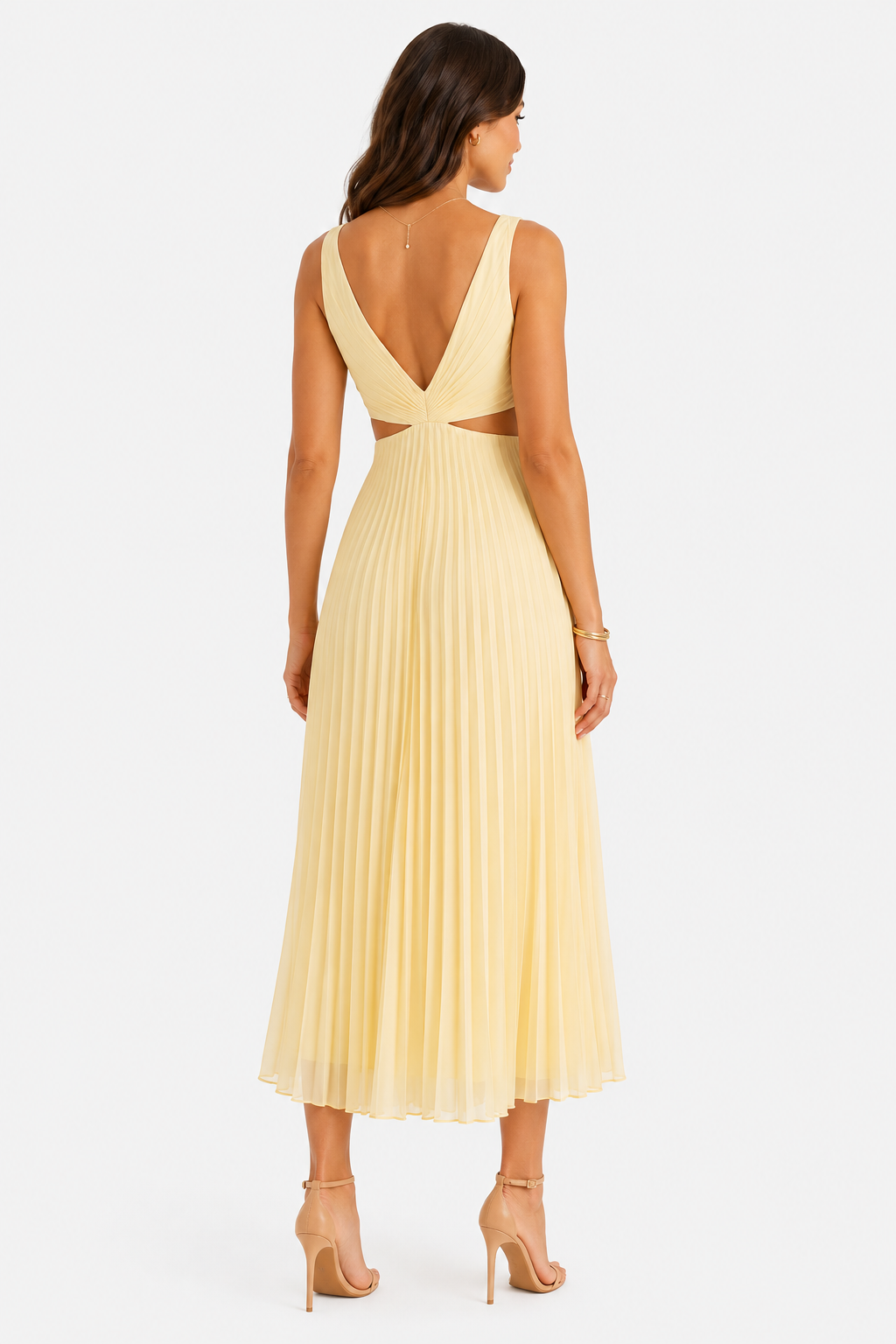 Eluneth | Robe Maxi Plissée Amélie pour Femme
