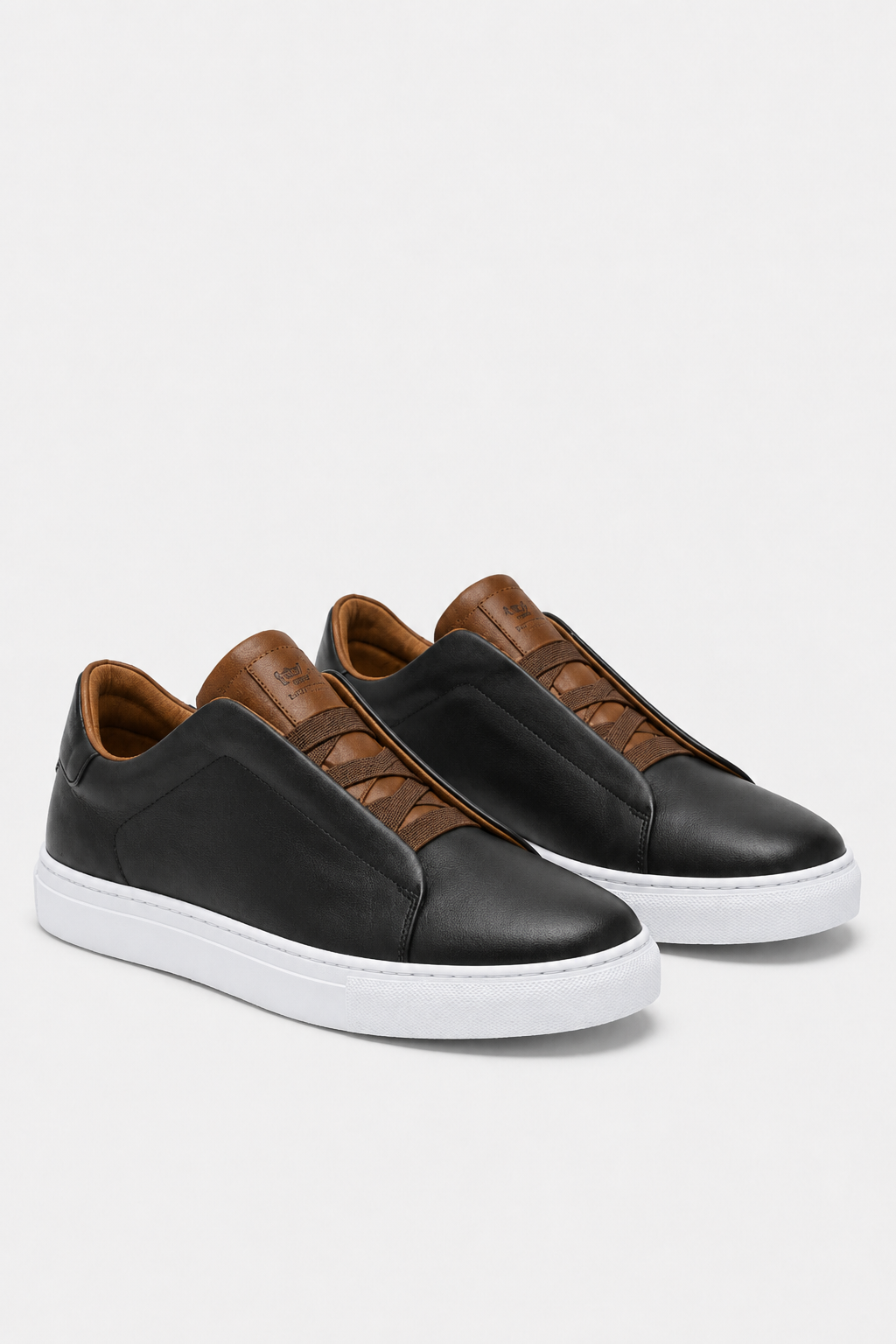 Eluneth | Baskets basses en cuir pour homme