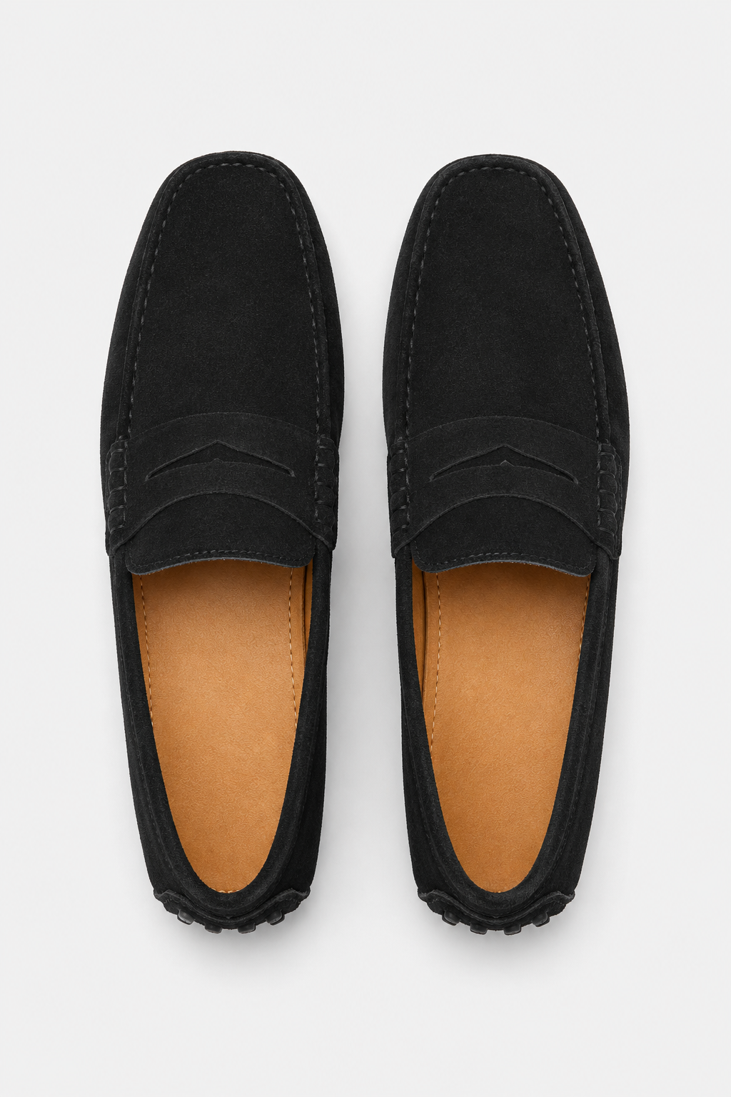 Eluneth | Mocassins Slip-On en Cuir Véritable pour Homme