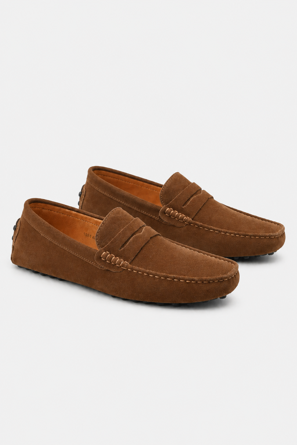 Eluneth | Mocassins Slip-On en Cuir Véritable pour Homme
