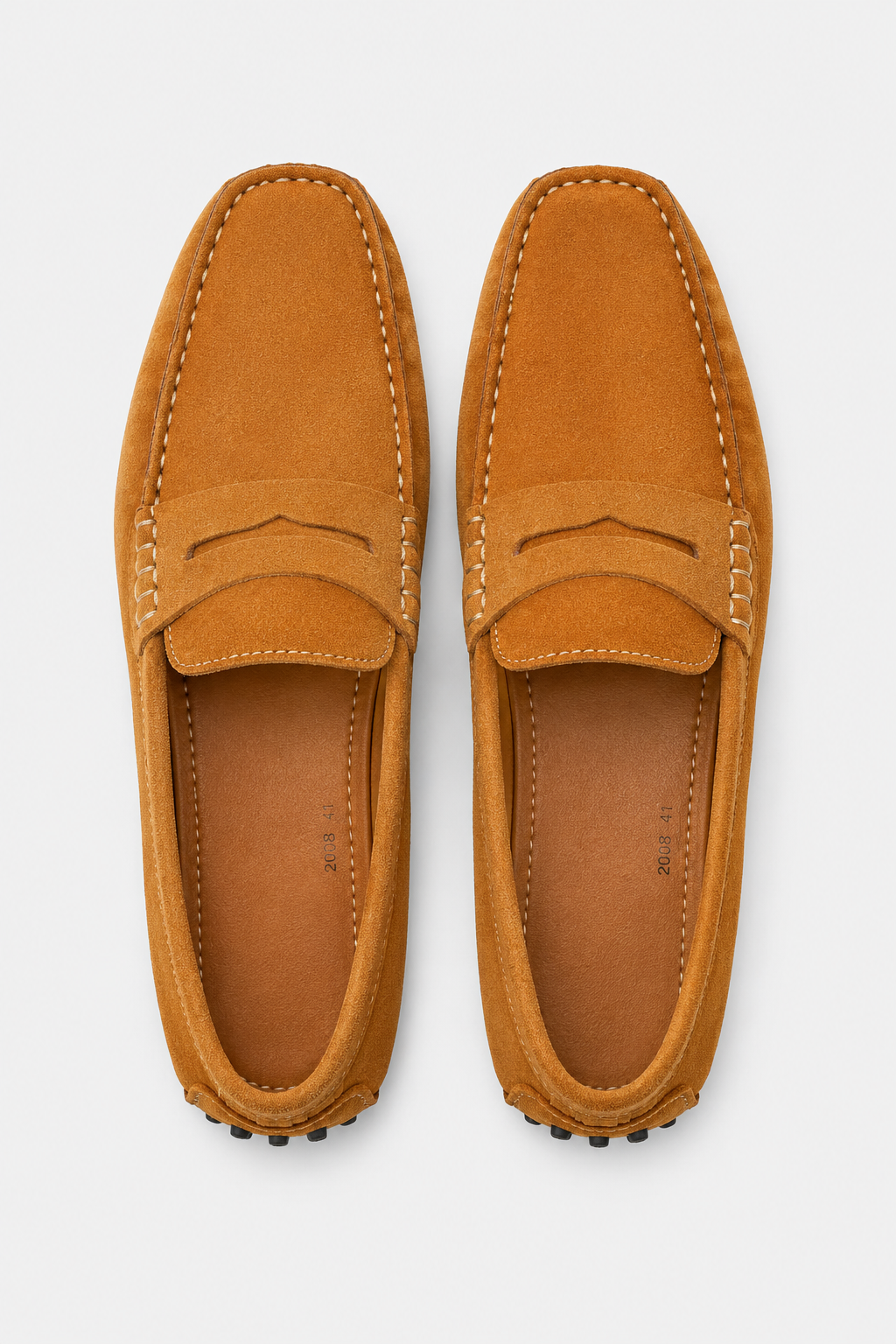 Eluneth | Mocassins Slip-On en Cuir Véritable pour Homme