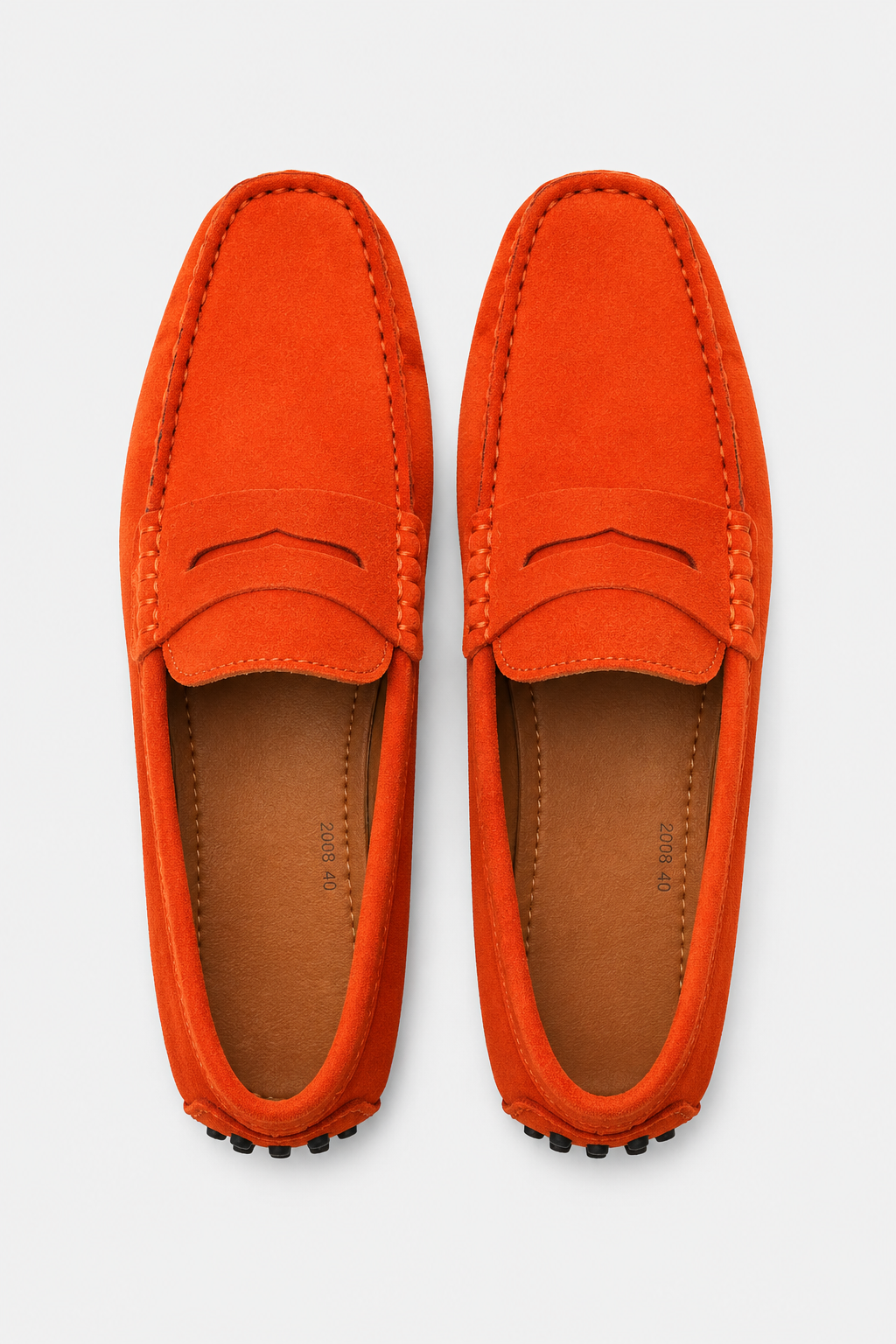 Eluneth | Mocassins Slip-On en Cuir Véritable pour Homme