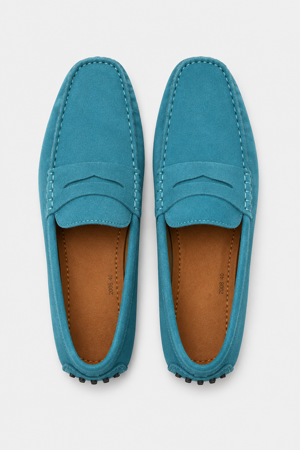 Eluneth | Mocassins Slip-On en Cuir Véritable pour Homme