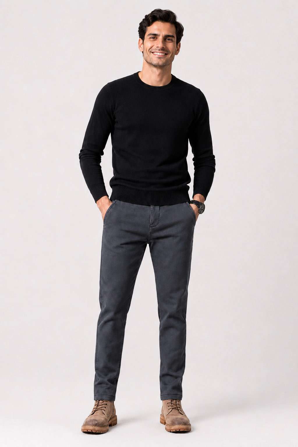 Eluneth | Pantalon Casual Business pour Homme