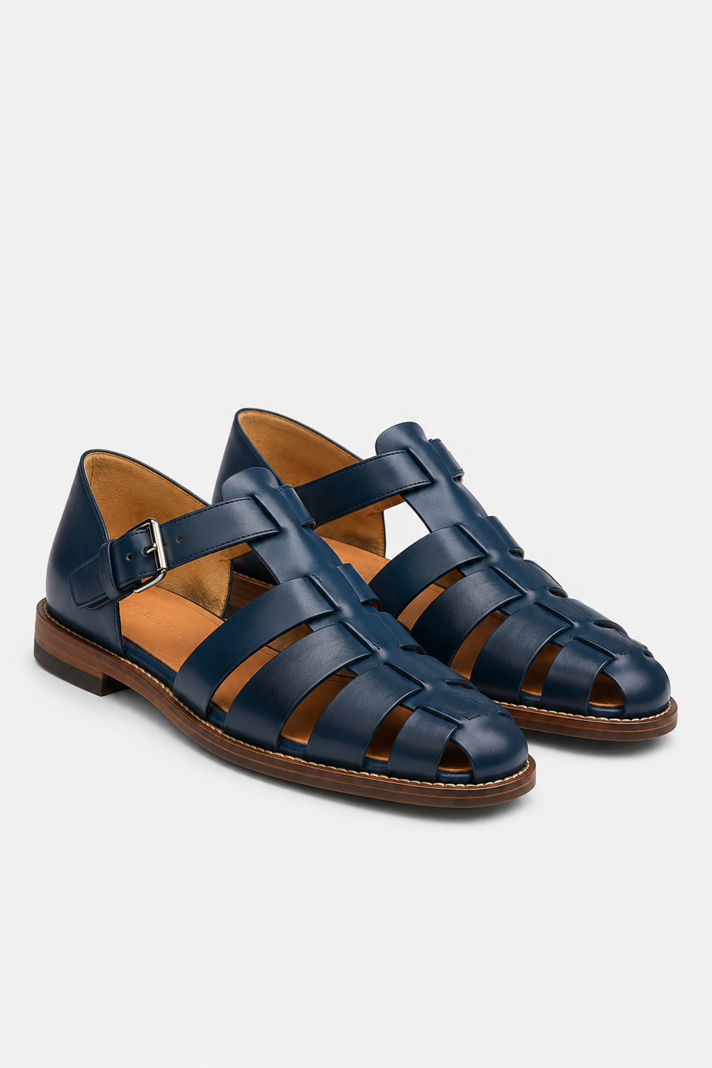 Eluneth | Sandales d’Été en Cuir pour Homme
