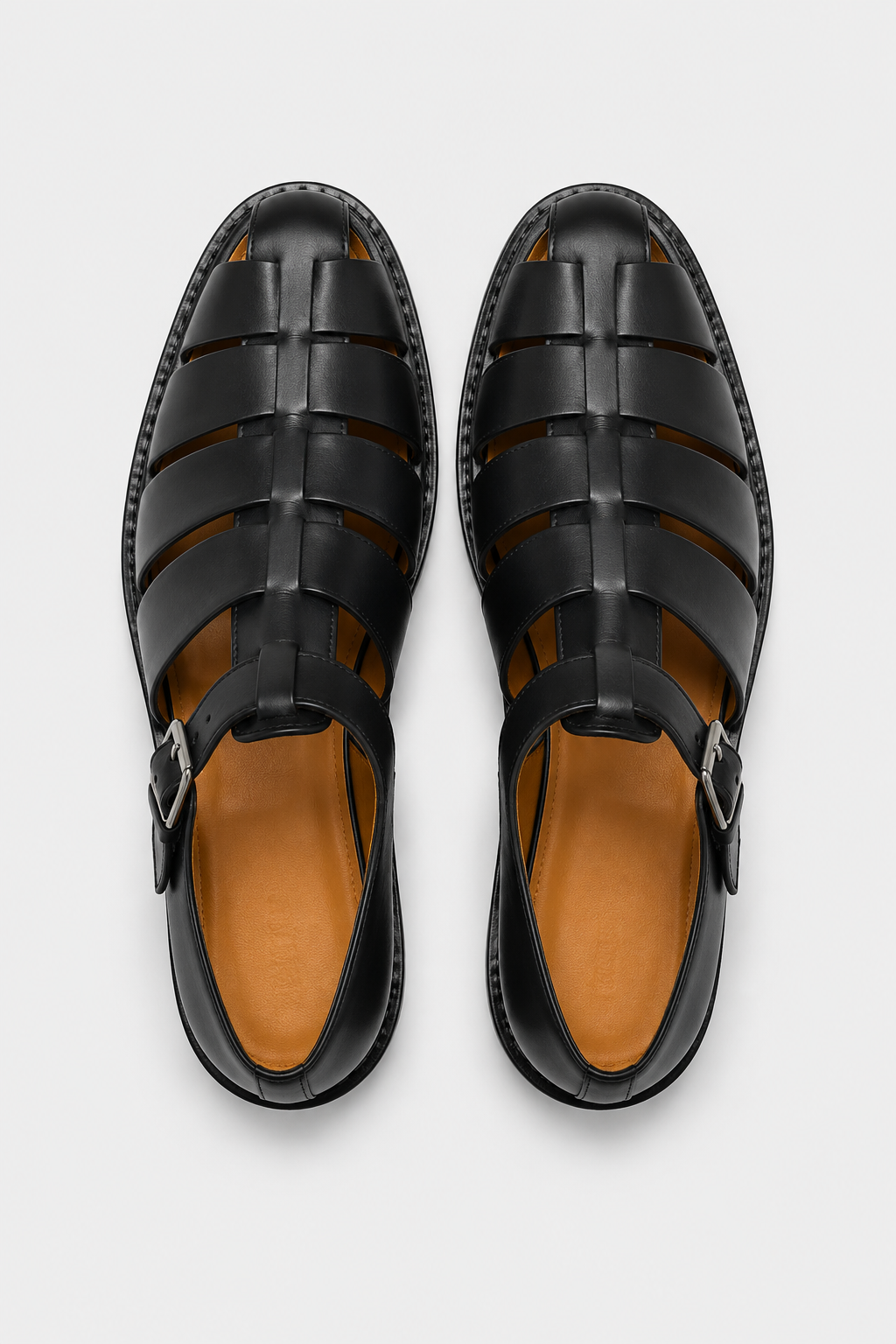 Eluneth | Sandales d’Été en Cuir pour Homme