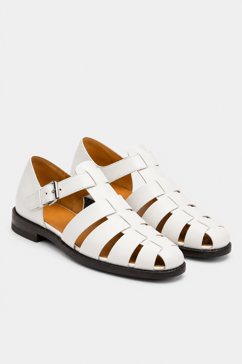 Eluneth | Sandales d’Été en Cuir pour Homme