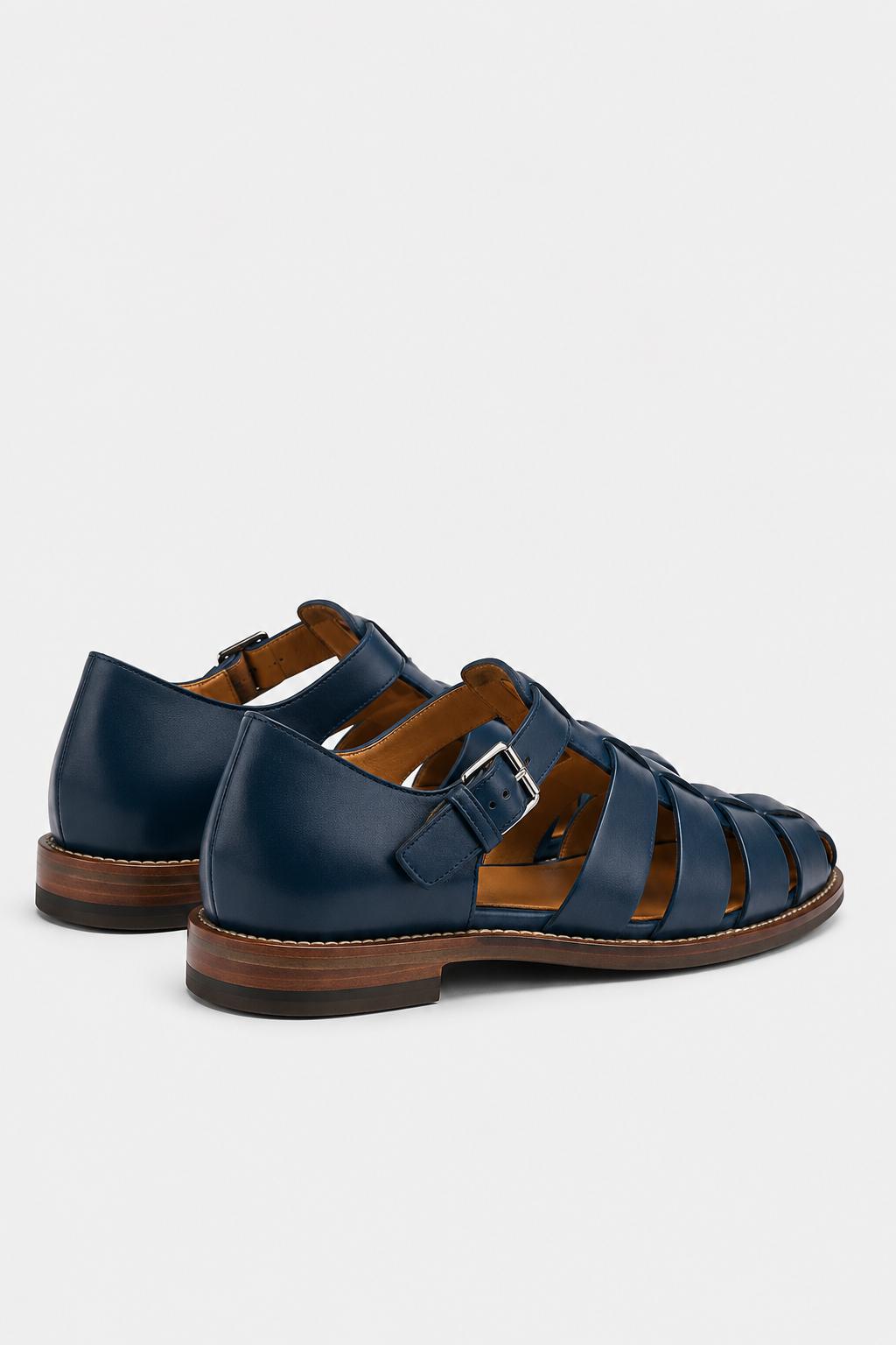 Eluneth | Sandales d’Été en Cuir pour Homme