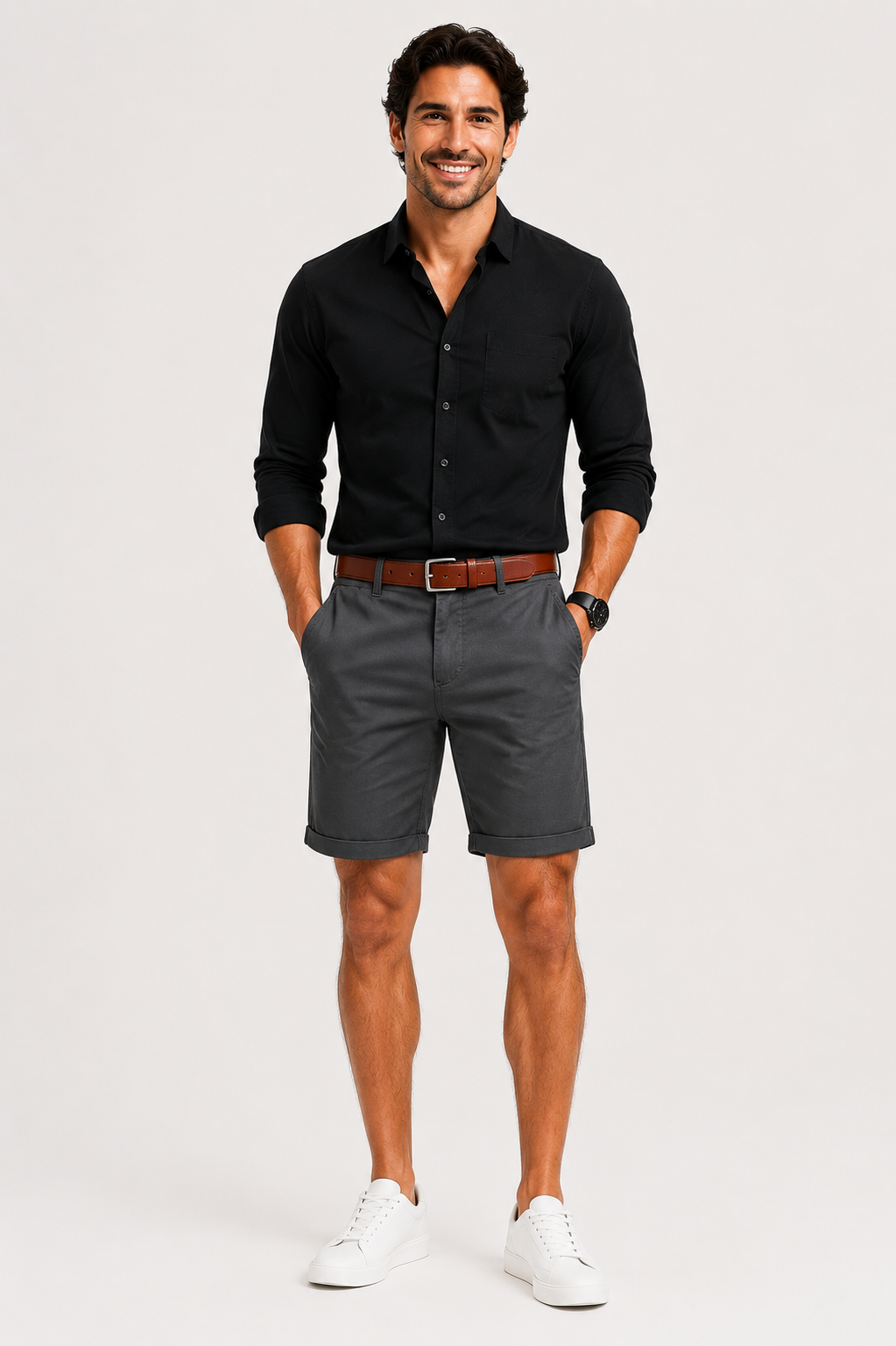 Eluneth | Short Chino d’Été Premium pour Homme
